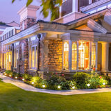 10-in-1 Solar Spot Light Outdoor Waterproof LED Garden Lawn Landscape Path Lamp Warm White