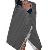 Cotton Turkish Beach Towels Quick Dry Towel for Bathing Swimming Travel Dark Grey
