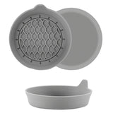 4PCS Car Cup Holder Coaster Silicone Non-Slip Cup Holder Insert Grey