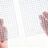 8 PCS Plastic Aquarium Grid Divider Set for Fish Tanks and Breeding Transparent