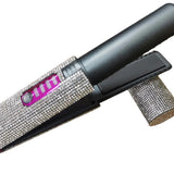 Wireless Hair Straightener and Curler Portable USB Rechargeable Hair Styling Comb Flat Iron for Travel Silver