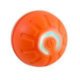 4.5CM Automatic Moving Ball Toy for Cats USB Rechargeable Interactive Vibrating Cat Toy Orange