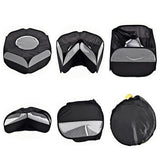 Portable Pop-Up Small Animal Playpen Foldable Pet Tent for Chick Hamster Rabbit Black