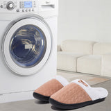 Warm Knit House Slippers for Women Comfy Slippers Indoor Outdoor Soles Dark Khaki