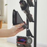 Vacuum Cleaner Stand Metal Storage Bracket Stand Holder for Dyson V15 V12 V11 V10 V8 V7 V6 Black
