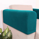 2PCS Universal Chair Arm Protector Covers for Furniture Peacock Blue