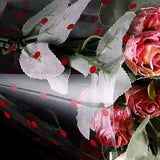 Waterproof Clear OPP Wrapping Paper Rolls for Flower Bouquets Style 2