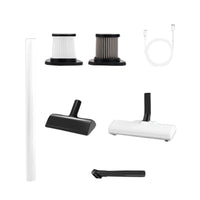 Cordless Vacuum Cleaner Rechargeable Handheld Vacuum for Hardwood Floor White