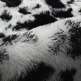 Cute Furry Pastel Rug Soft Fluffy Carpet for Living room Black and White
