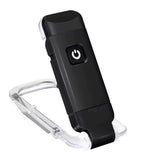 USB Rechargeable Clip On LED Book Light for Bed Night Reading Black