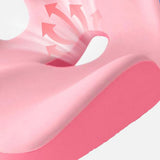 Ergonomic Seat Cushion Office Chair Seat Cushions with L-Shaped Design for Car Gaming Chair Pink