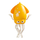 Dancing Electric Octopus Toy – Crawling Musical Squid for Tummy Time Yellow