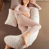 Side Pregnancy Pillows for Pregnant Women Maternity Pillow Support for Waist Leg Back Light Grey