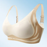 Wireless Push-Up Bra for Women Adjustable Full Coverage Bra White