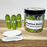 60PCS Positive Pickles Affirmation Cards Jar – Motivational Gift for Women and Teens Style 1