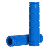 2PCS Bicycle Handlebar Grips – Rubber for MTB & BMX Blue