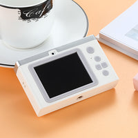 8X Zoom Digital Camera Point And Shoot Camera with 32GB Memory Card for Students White