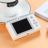 8X Zoom Digital Camera Point And Shoot Camera with 32GB Memory Card for Students White