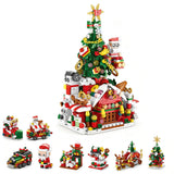 Christmas Tree Ornaments Building Block Set Santa & Nutcracker Xmas Decorations Style 3