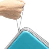 CD Zipper Storage Case for 80 Discs Protective Pages Box with Carrying Handle Blue