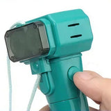 Handheld Double Wheel Rope Launcher – Glow-in-the-Dark Lasso Loop Fidget Toy Green
