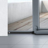 Adjustable Door Security Bar Sliding Stopper Bar for Home Apartment Travel Hotel Black