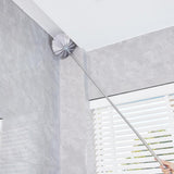 Extendable Ceiling Cleaning Duster Spider Web Microfiber Cleaner Brush Grey
