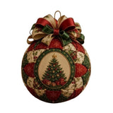 Christmas Patchwork Ball DIY Craft Kit for Adults Ornaments Style 3