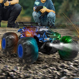 1:18 Scale Remote Control Car All-Terrain RC Truck with LED Lights Navy