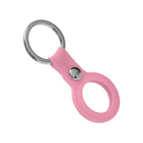 4Pcs Set Silicone AirTag Holder Anti Lost Protective Cover for Apple AirTag with Keyrings