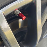24Pcs Car Tire Valve Stem Caps Universal Air Caps Cover for Auto Bike Trucks Motorcycles Red
