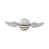 2Pcs Fidget Sphere Spinner Desk Spinning Toy Wings Finger Hand Spinner Silver