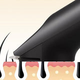 3-in-1 Electric Shaver & Nose Hair Trimmer for Face & Body Black