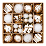 42-Piece Christmas Tree Ornament Set Holiday Hanging Decorations for Home Style 2