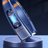 Neck Air Conditioner Wearable Personal Fan with Cooling Plate and Adjustable Airflow Blue