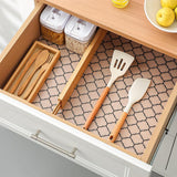 Thick Waterproof Shelf Liner for Kitchen Cabinets Refrigerator & Vanity Drawers Style 2