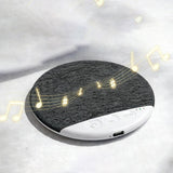 Bluetooth Pillow Speaker Ultra Thin Wireless Speaker with White Noise Sounds Black