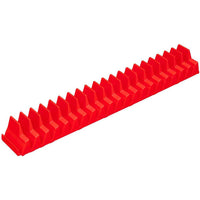 20-Tool Wrench Organizer Adjustable Wrench Holder Rack Set for Tool Box Tool Drawer Storage Red