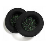 Replacement Cushion Ear Pads Compatible With Steel Series Arctis 1 3 5 7 9 Pro Gaming Headset Green Grid Pattern