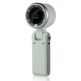 Portable Handheld Turbo Fan with 5-Speed Settings Mini Travel Fan for Beach and Outdoor Use Green