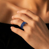 2Pcs Ring Covers Compatible with Oura Ring 5 Mist Blue