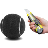 4PCS Walker Tennis Balls Precut Tennis Balls for Walkers for Furniture Legs and Floor Protection Black