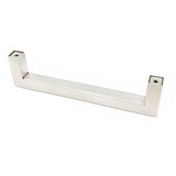 4PCS 12mm Square Stainless Steel Kitchen Cabinet and Door Handle Silver