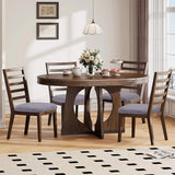 4 PCS Stretch Removable Dining Chair Seat Cushion Slipcovers for Decor Gray