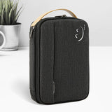 Portable Cord Organizer Travel Electronic Organizer Case for USB Cable Chargers Black
