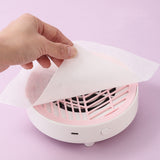 Nail Dust Collector Vacuum Fan for Nail Tech Quiet & Compact Dust Extractor White Pink