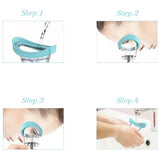 Manual Eye Wash Cup Air Pressure Eye Cleaning Cup Blue