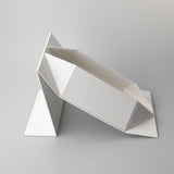 Foldable Cardboard Gift Box Easy Attach for Holiday Packaging White
