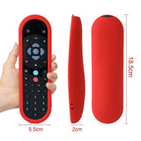 Remote Control Shockproof for Sky Q Protective Silicone Case Red