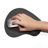 Ergonomic Non-Slip Mouse Pad with Silicone Wrist Rest for Computer Grey